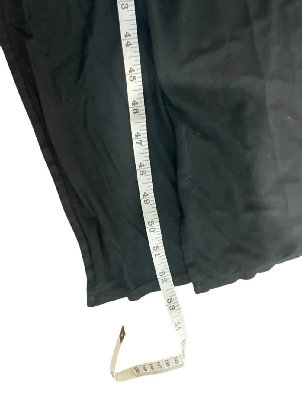 J CREW Women's Size XXS Black Maxi Dress with Slit and Elastic Waist